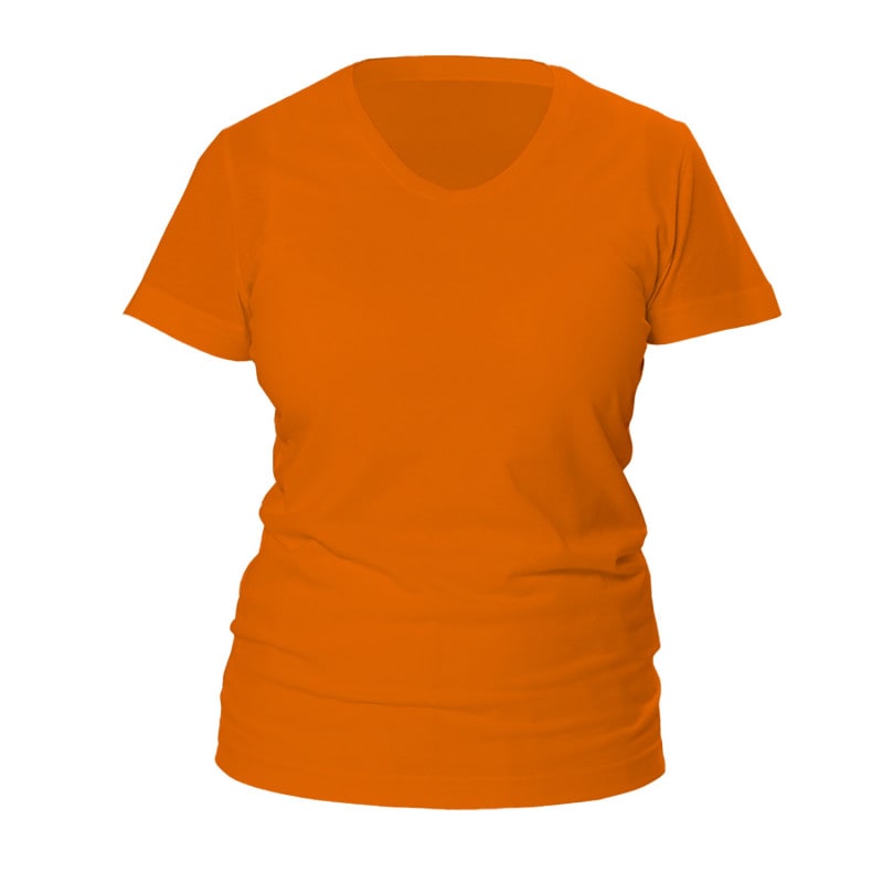 Ladies Shirt Orange | Xs