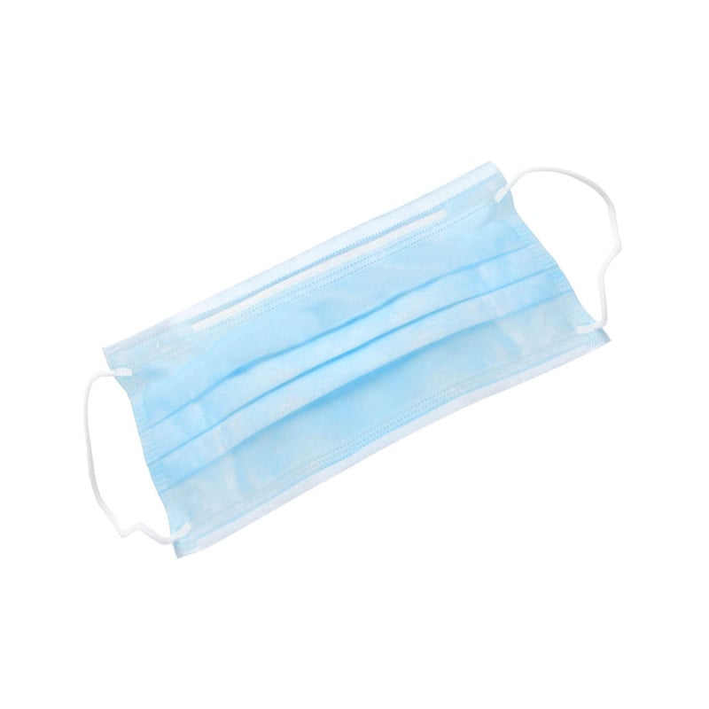 Surgical Mask with Elastic Earloops, 3 ply Lime