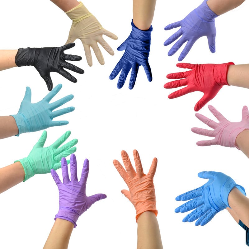 Unigloves Pearl Nitrile Gloves Sapphire | M