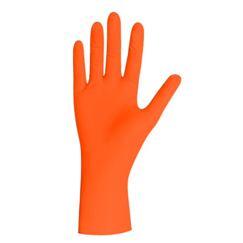 Unigloves Pearl Nitrile Gloves Orange | Xs