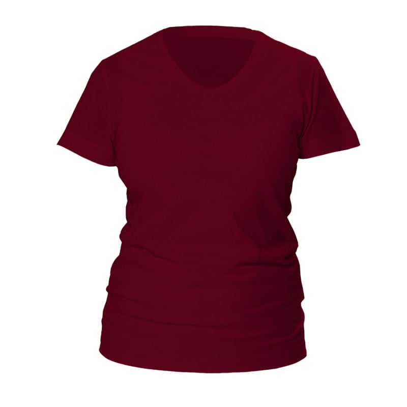 Ladies Shirt Burgundy | L