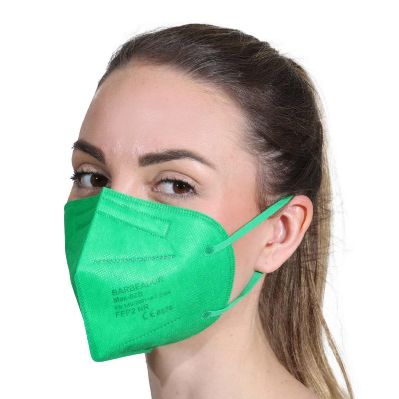 Coloured FFP2 Mask Green