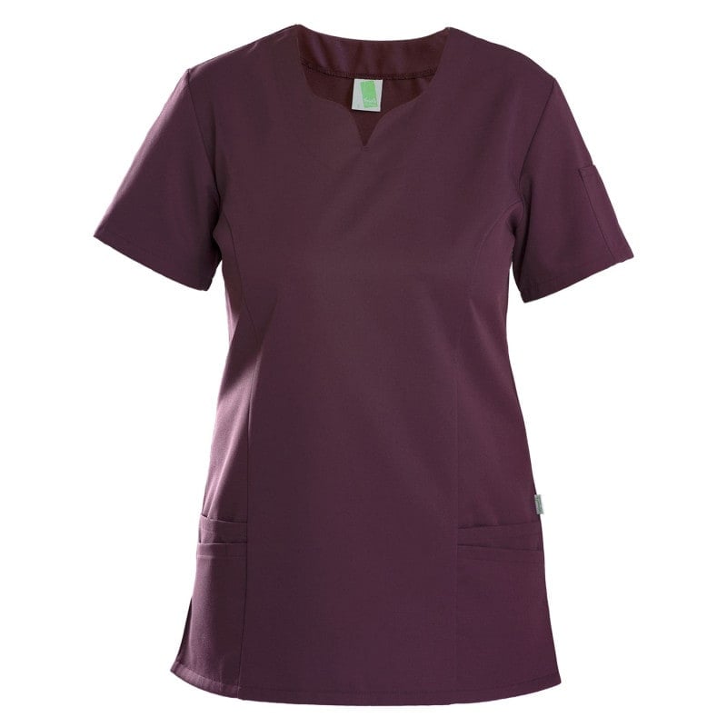 Women's TENCEL™ Scrub Top Aubergine | M