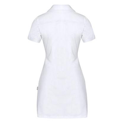 Tamara Long Polo Shirt S | White